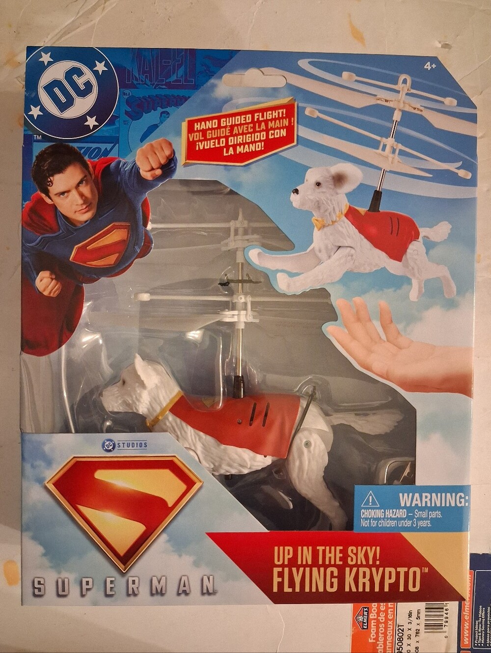 DC Superman Krypto Hand Guided Flight Action Figure